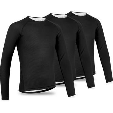 Sous-vêtement thermique à manches longues GripGrab Ride, pack de 3