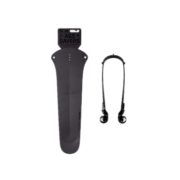 Garde-boue arrière Ass Savers Win Wing Gravel - Stealth Black