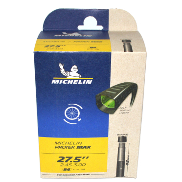 Chambre à air vélo Michelin 27,5+" x 2.45-3.00 PROTEK MAX B6