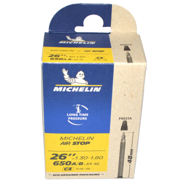 Chambre à air vélo Michelin 26" x 1.30-1.80 AIRSTOP C3