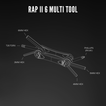Multi-outils vélo Lezyne RAP II-06
