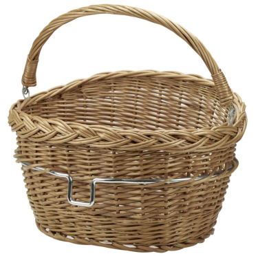 Panier de guidon de vélo en osier Klickfix