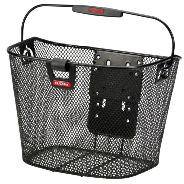 Panier de guidon de vélo Uni Klickfix avec clip éclairage