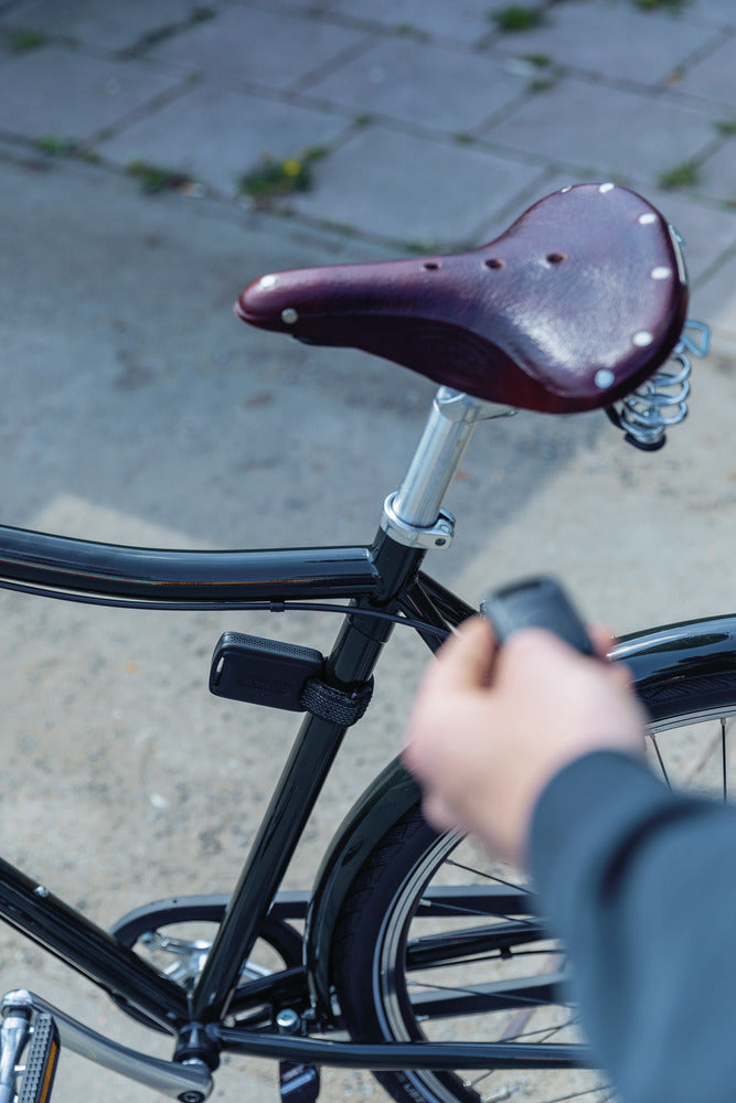 Alarme pour Vélo 100 db Abus Alarmbox RC avec télécommande