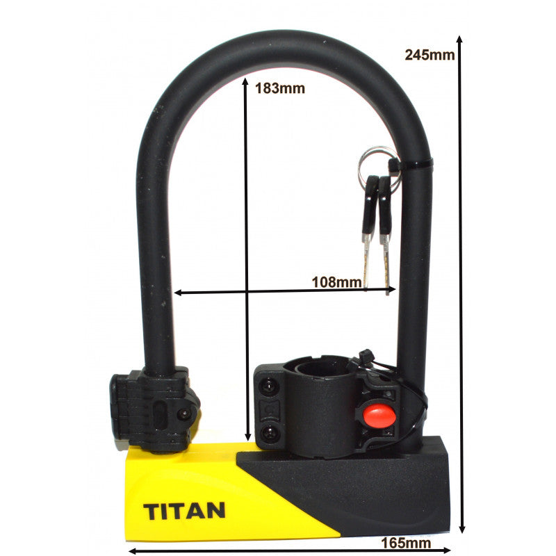 Lucchetto per bicicletta U Auvray U Titan 245