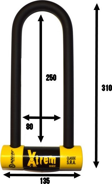 Candado para bicicleta U Auvray X Trem Bike SRA 250