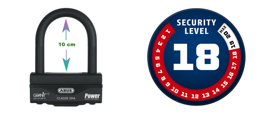 Antivol U SRA Abus Granit Power 58 MINI