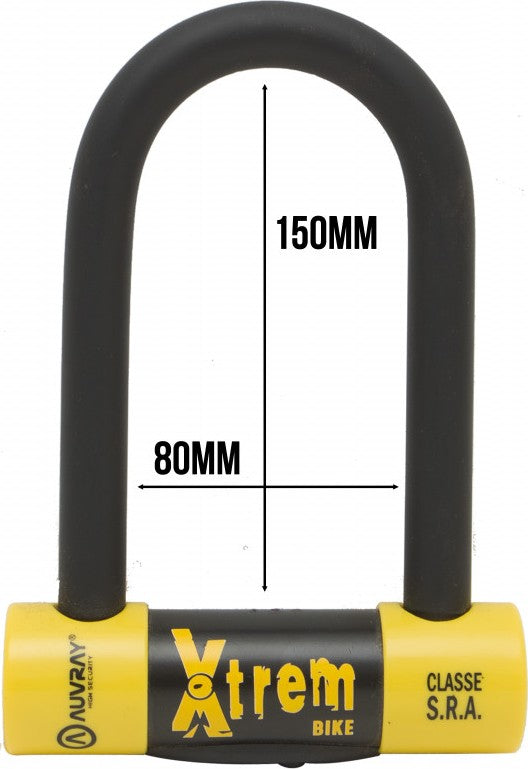 Lucchetto per bicicletta U Auvray X Trem Bike SRA 150