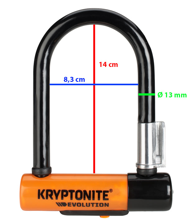 Antivol vélo U Kryptonite Evolution Mini-5