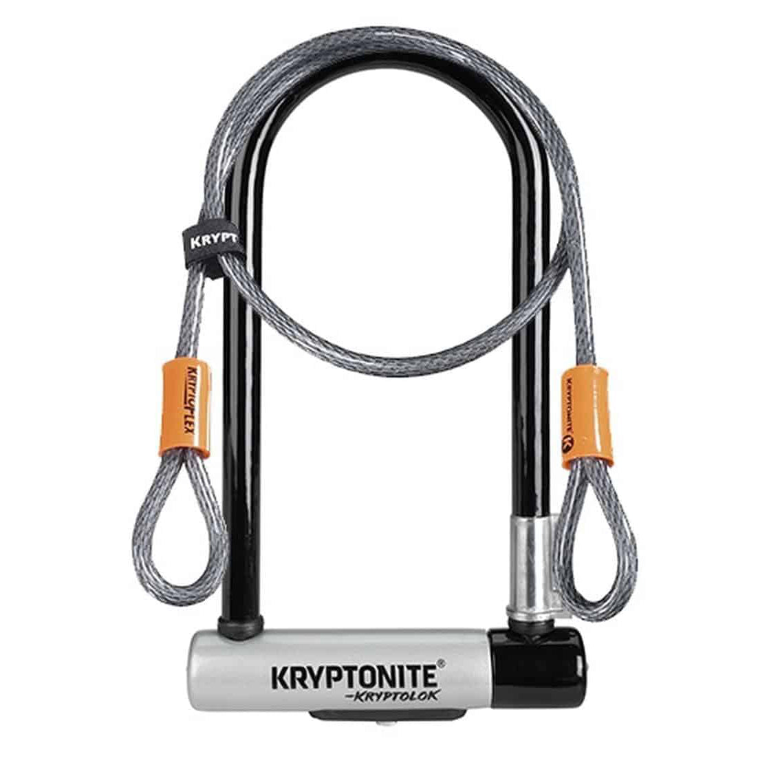 Antivol Vélo U Kryptonite Kryptolok Series 2 STD avec câble Kryptoflex