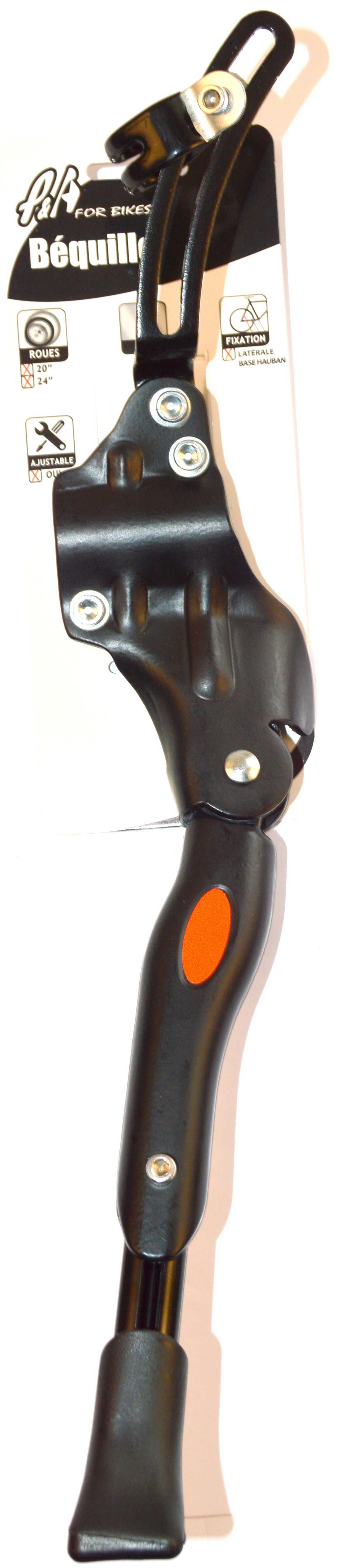 Béquille vélo à fixation sur base et hauban PNA 20 à 24"