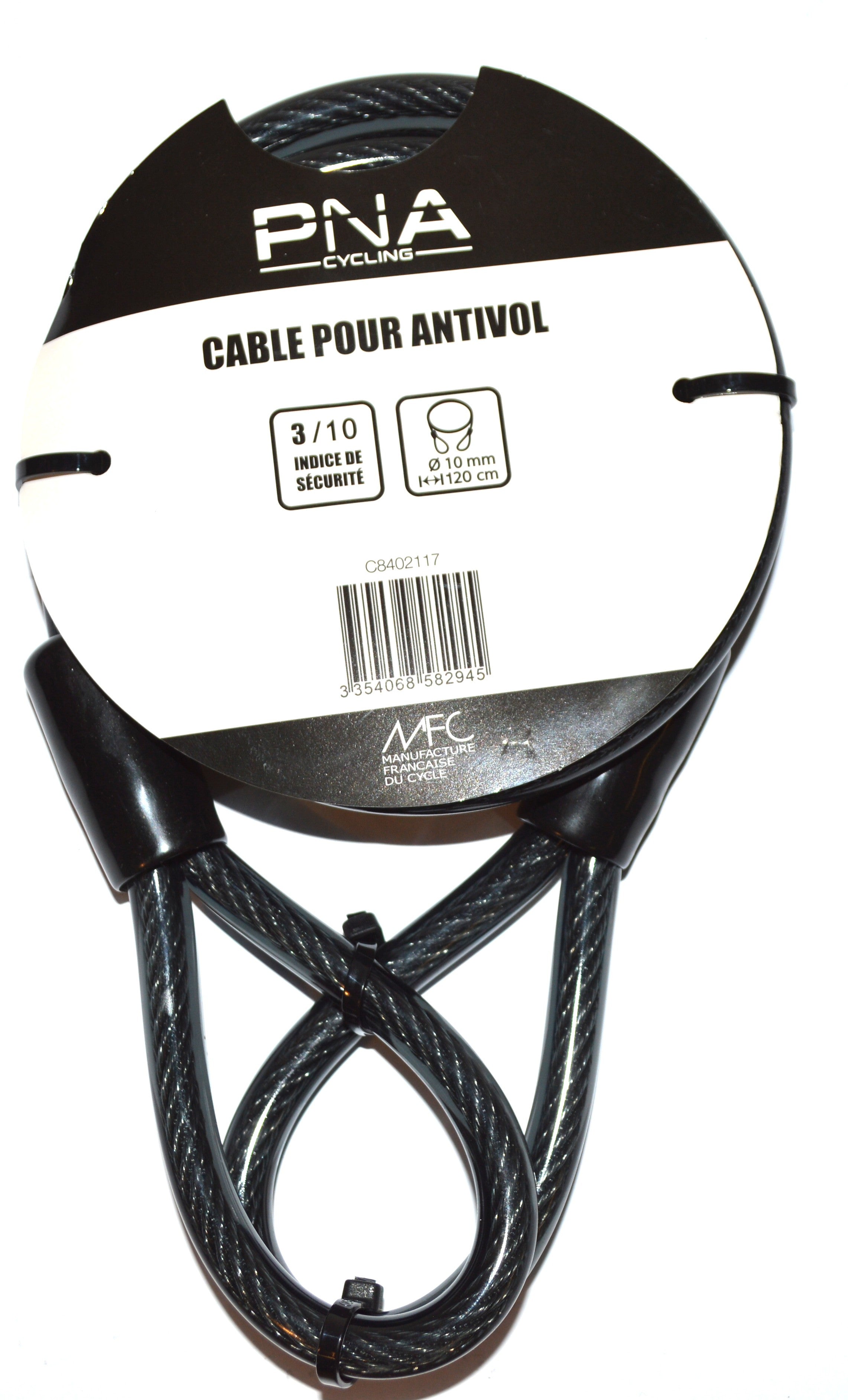 Câble antivol vélo PNA 120cm
