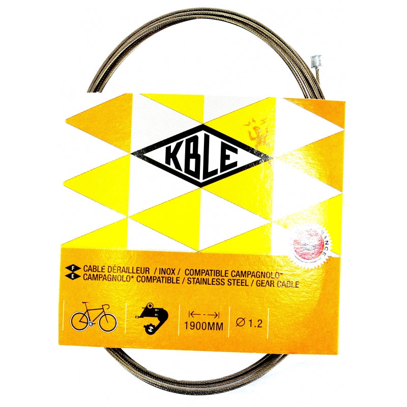 Câble de dérailleur inox KBLE compatible Campagnolo
