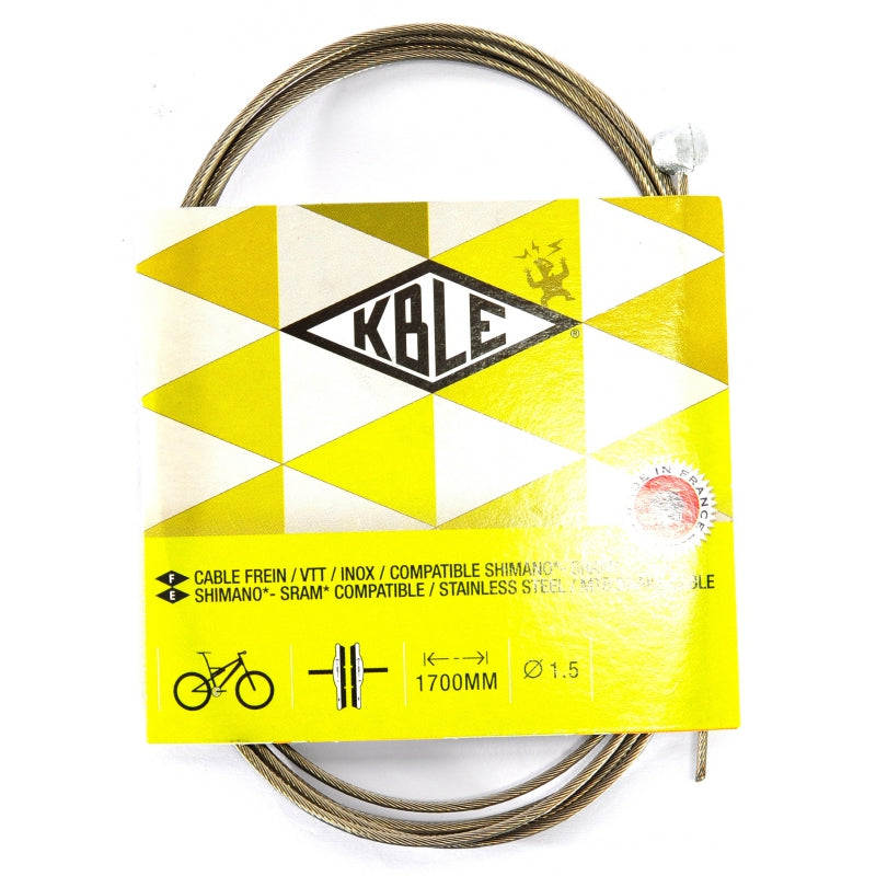 Câble de frein VTT inox KBLE compatible Shimano / SRAM