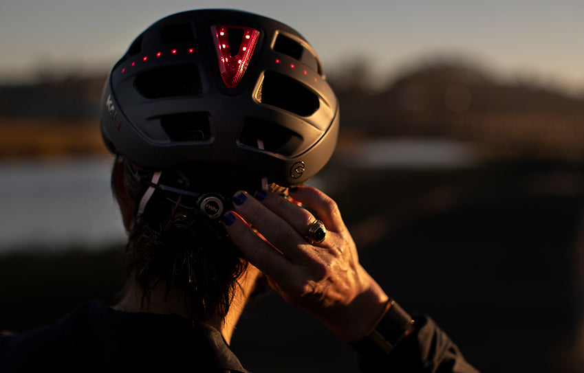 Casque de vélo de ville à éclairage intégré KALI Central Lit