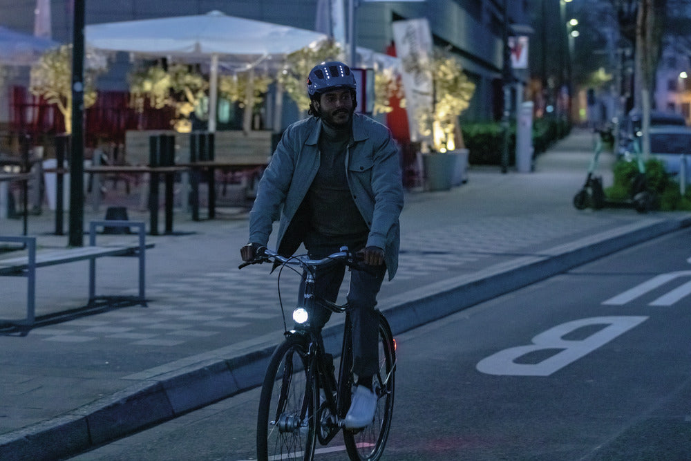 Casque vélo Abus Hyban 2.0 LED USB