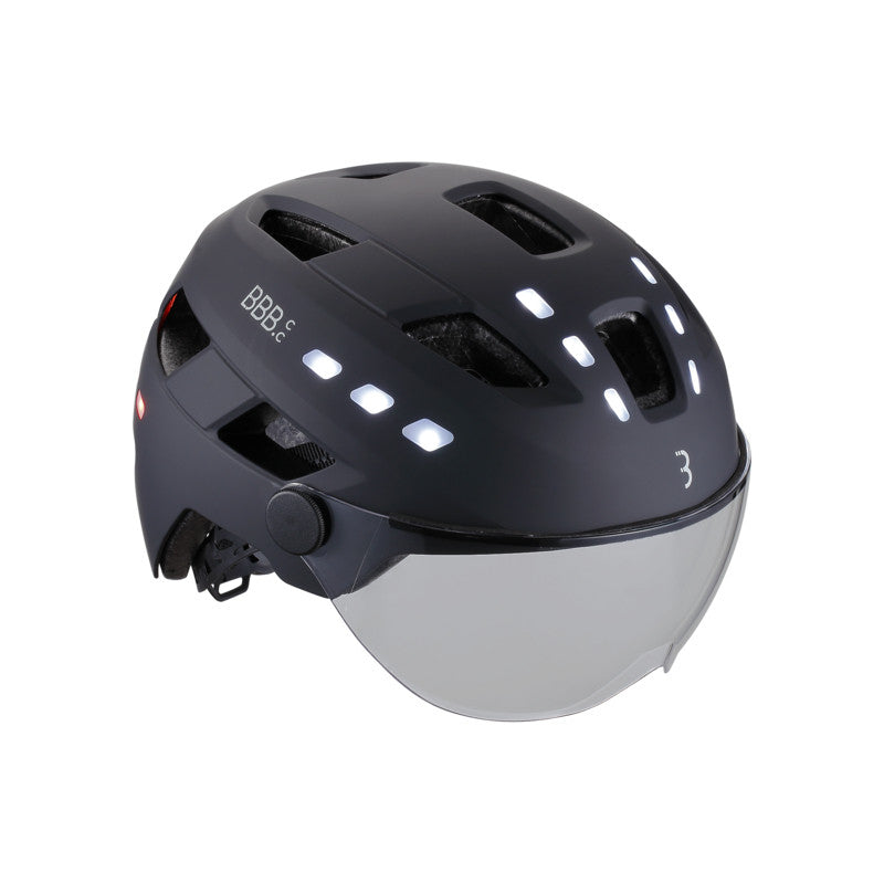 Casque vélo BBB District Led visière et feux intégrés
