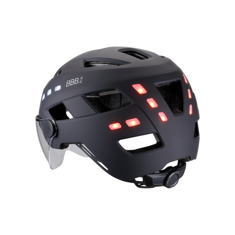 Casque vélo BBB District Led visière et feux intégrés