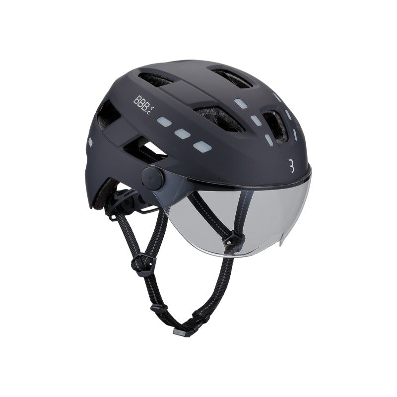 Casque vélo BBB District Led visière et feux intégrés
