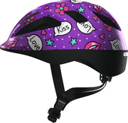 Casque vélo enfant Abus Smooty 2.0 Purple Kisses
