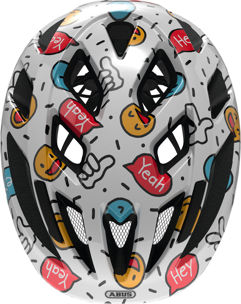 Casque vélo enfant Abus Smooty 2.0 White Smiley