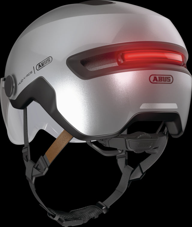 Casque vélo urbain à visière Abus HUD-Y ACE à éclairage Intégré