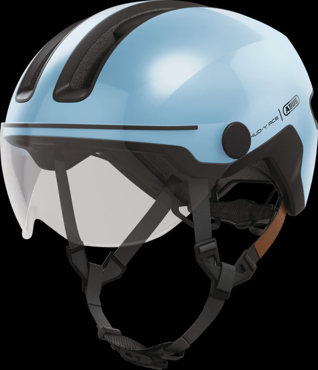 Casque vélo urbain à visière Abus HUD-Y ACE à éclairage Intégré