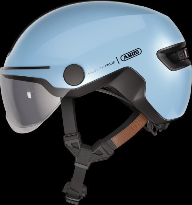 Casque vélo urbain à visière Abus HUD-Y ACE à éclairage Intégré