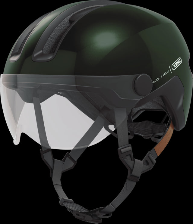 Casque vélo urbain à visière Abus HUD-Y ACE à éclairage Intégré