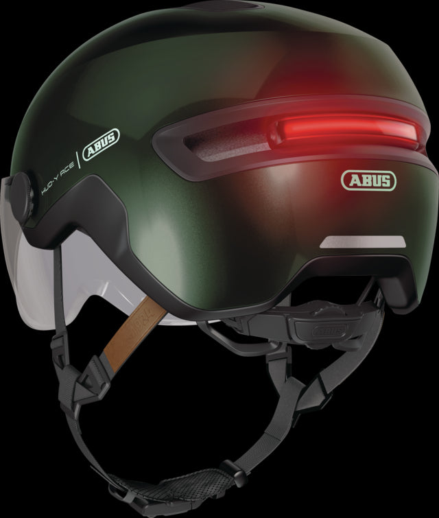 Casque vélo urbain à visière Abus HUD-Y ACE à éclairage Intégré