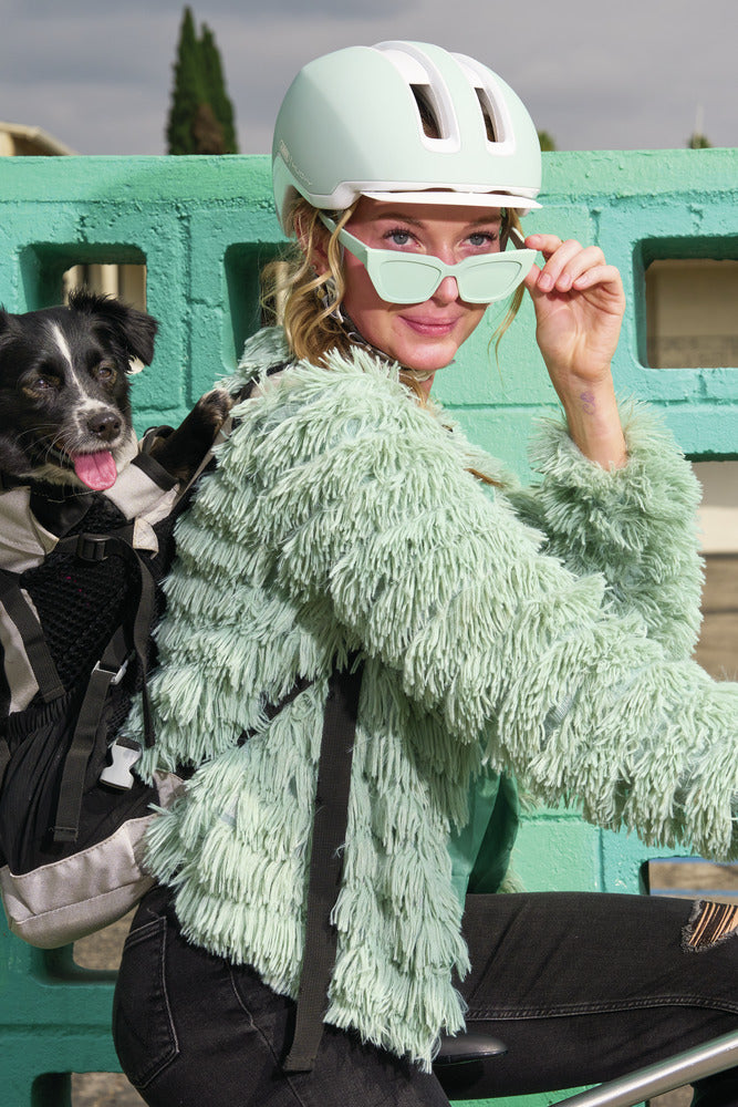 Casque vélo Urbain Abus HUD-Y à Eclairage Intégré