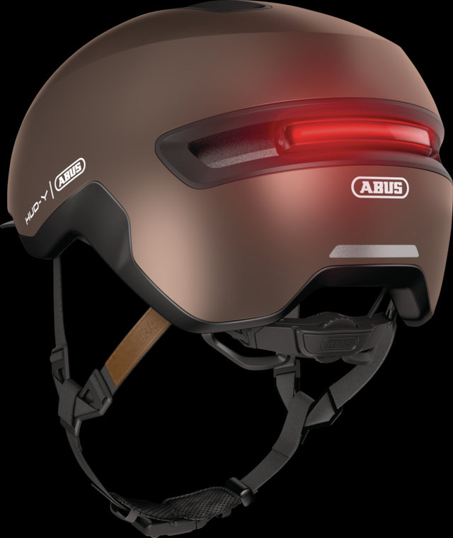 Casque vélo Urbain Abus HUD-Y à Eclairage Intégré