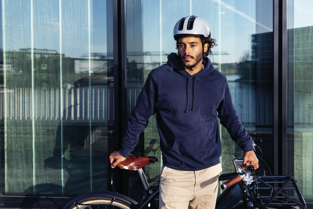 Casque vélo Urbain Abus HUD-Y à Eclairage Intégré