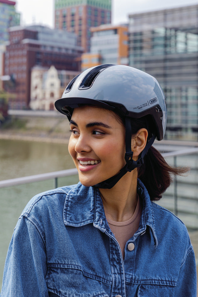 Casque vélo Urbain Abus HUD-Y à Eclairage Intégré
