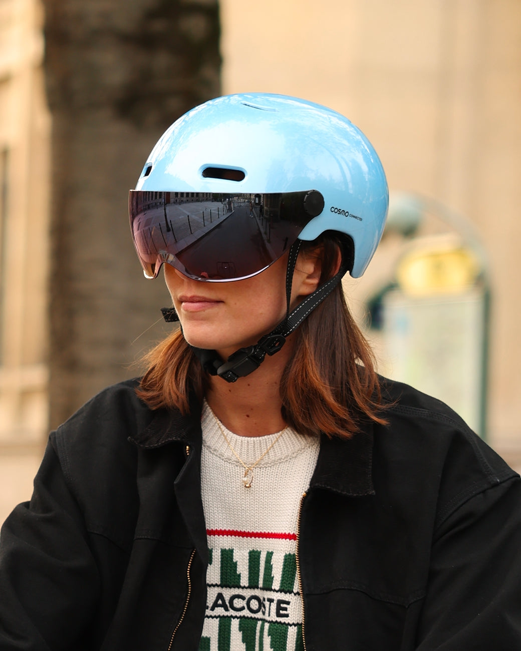 Casque vélo urbain connecté Cosmo Connected Fusion+