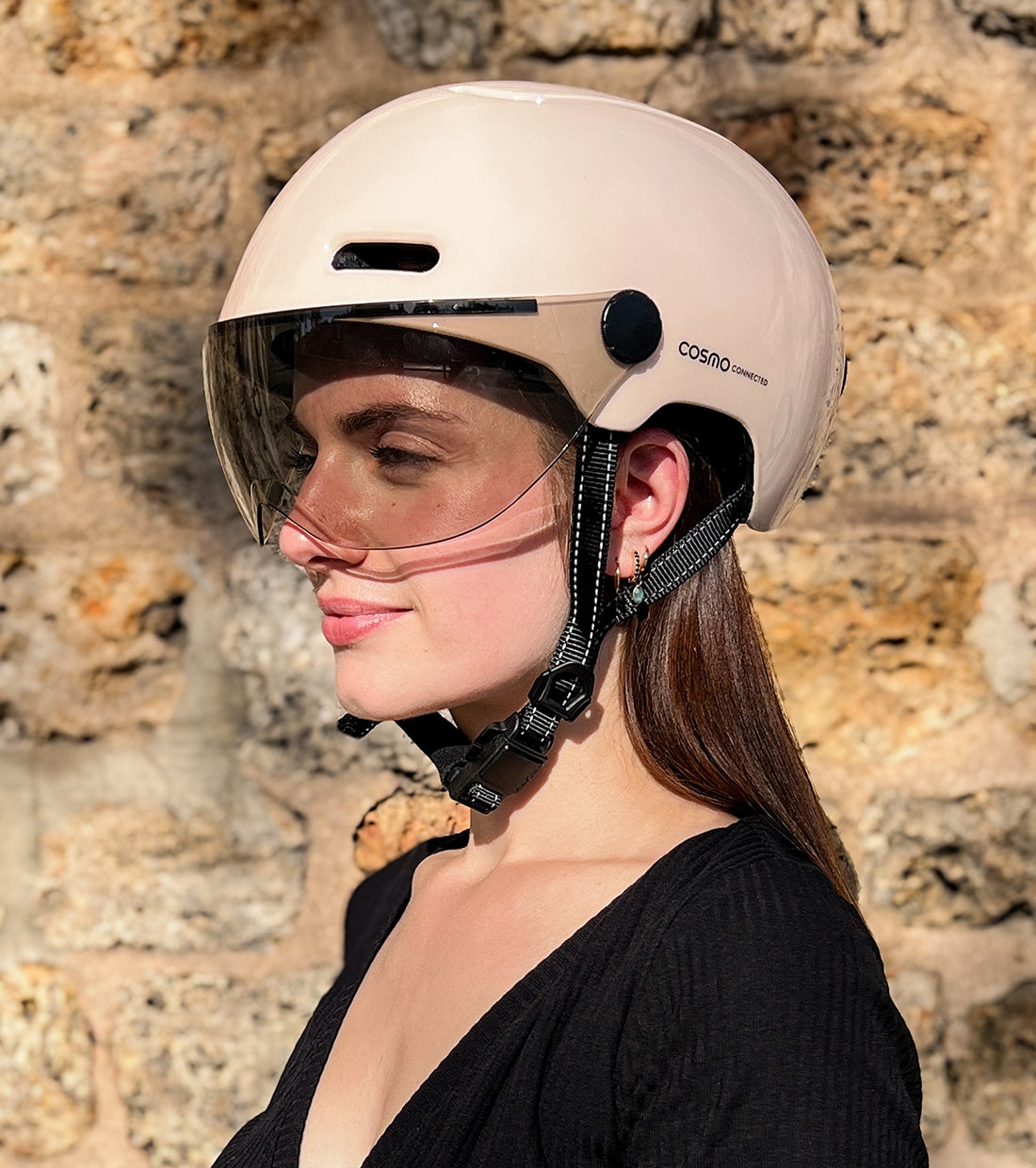 Casque vélo urbain connecté Cosmo Connected Fusion+