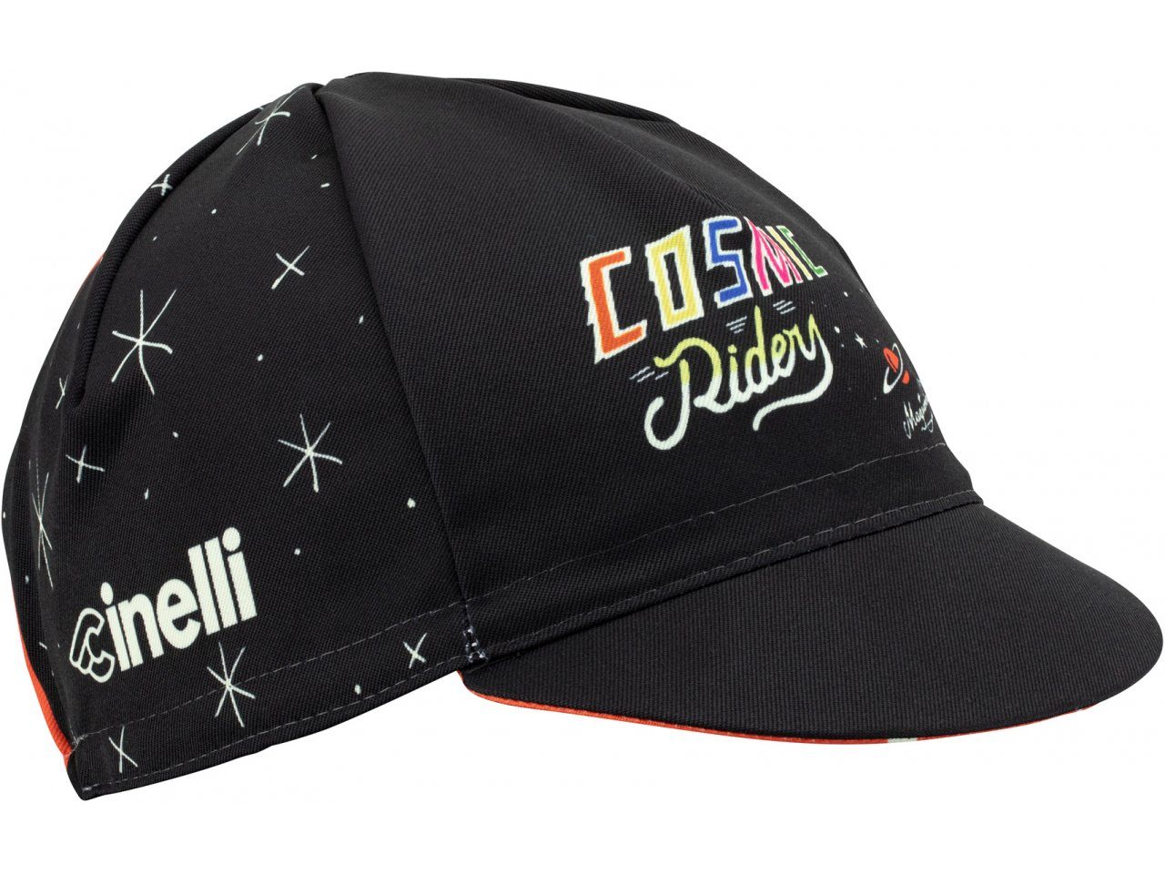 Cinelli Cosmic Riders Black cycling cap