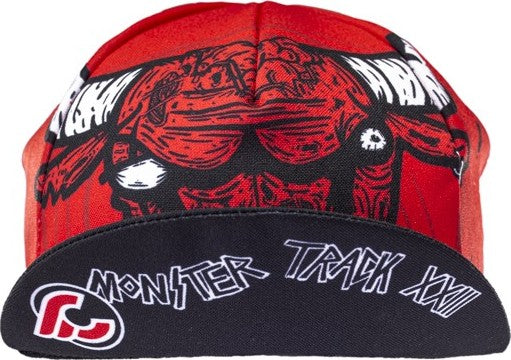 Casquette cycliste Cinelli Monster Track'22 Red