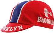 Berretto da ciclismo vintage - Brooklyn Red