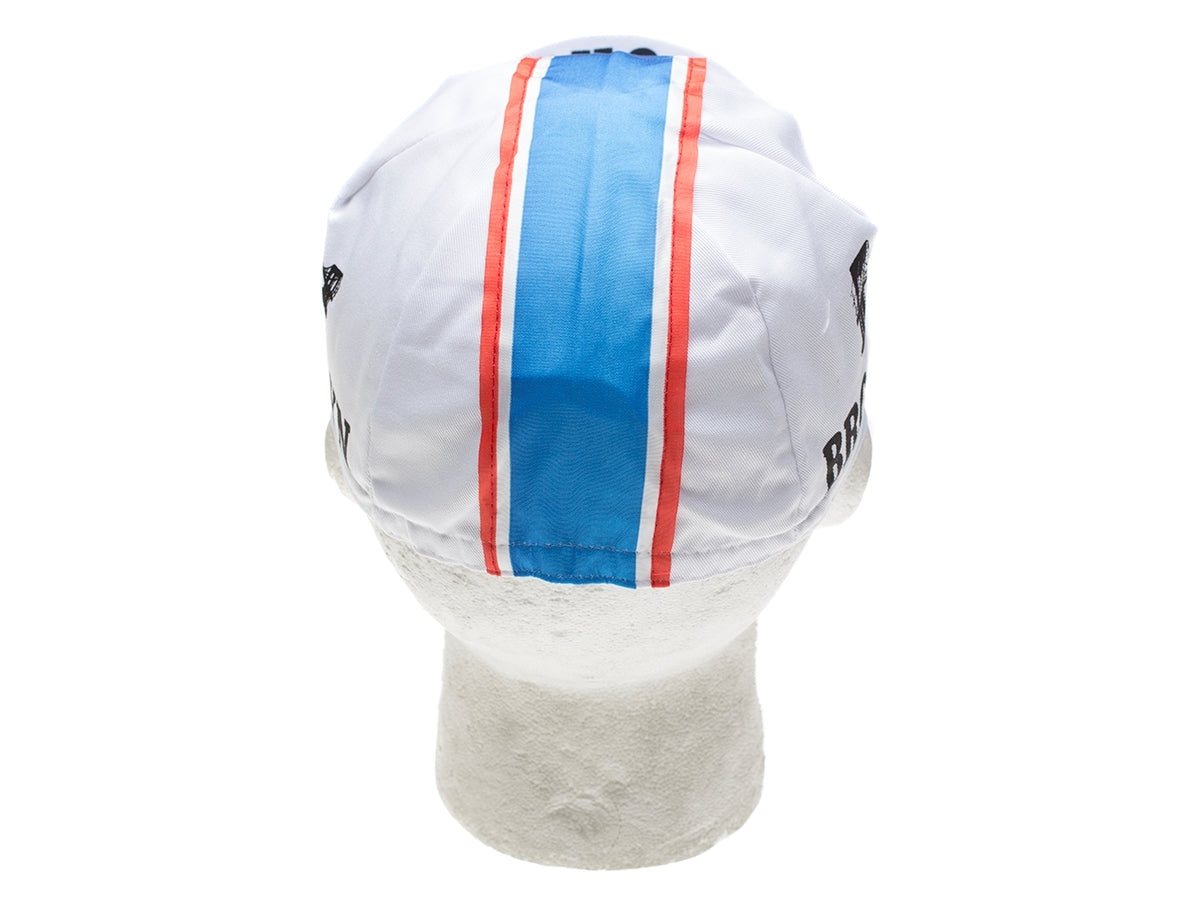 Berretto da ciclismo vintage - Brooklyn White