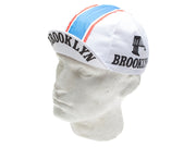 Berretto da ciclismo vintage - Brooklyn White