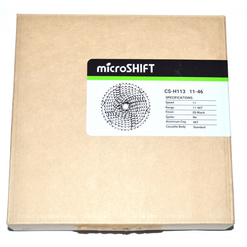 Cassette Microshift 11 vitesses XLE 11 Noir