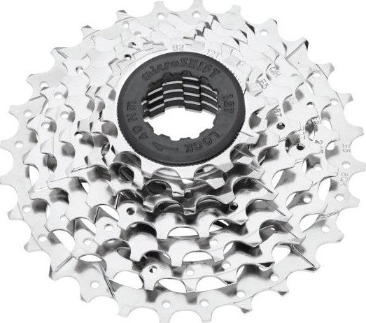 Cassette Microshift 7 vitesses 12-28 Argent