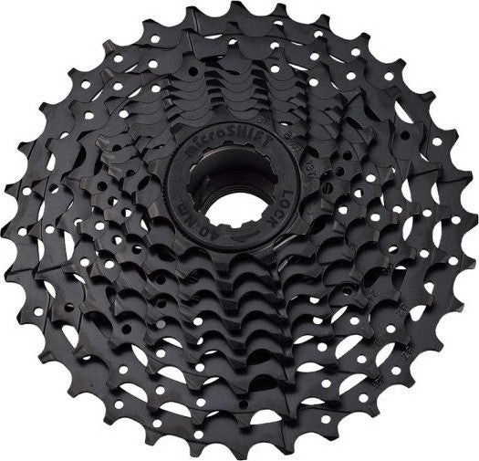 Cassette Route Microshift 8 vitesses 11-28 R8 Noir