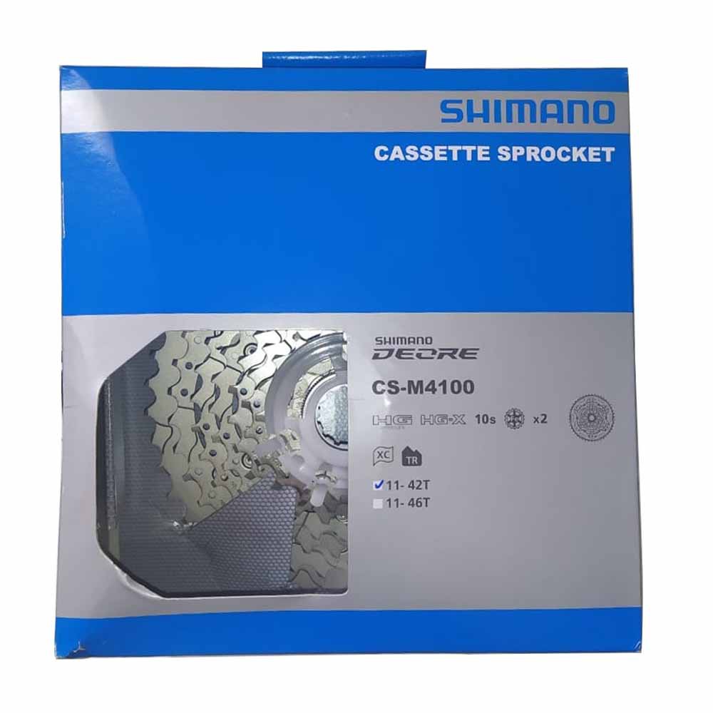 Cassette Shimano Deore M4100 pour vélo 10 vitesses