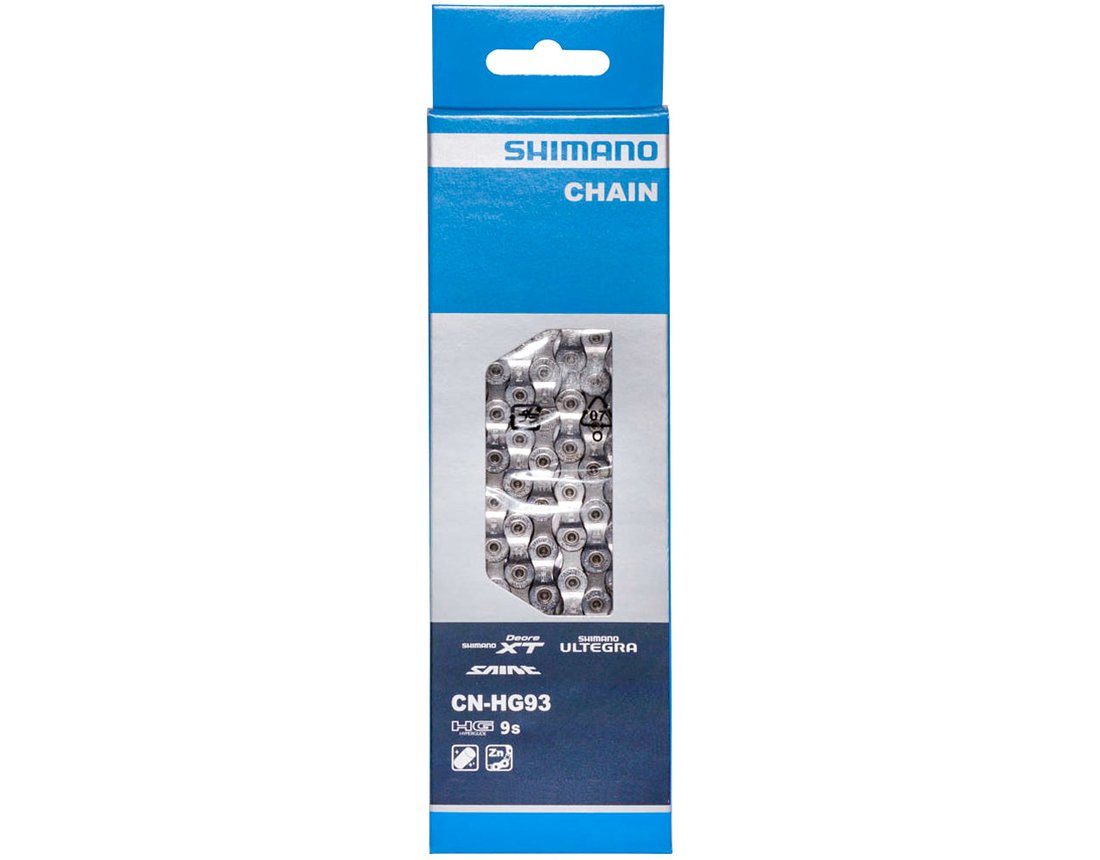 Chaîne pour vélos 9 vitesses Shimano CN-HG93