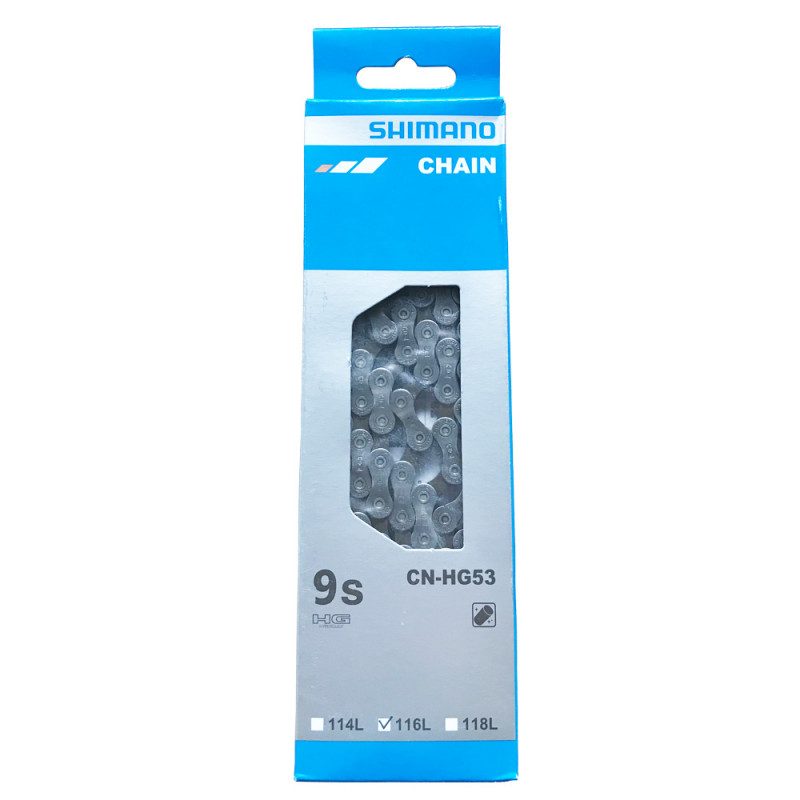 Chaîne pour vélos 9 vitesses Shimano HG53
