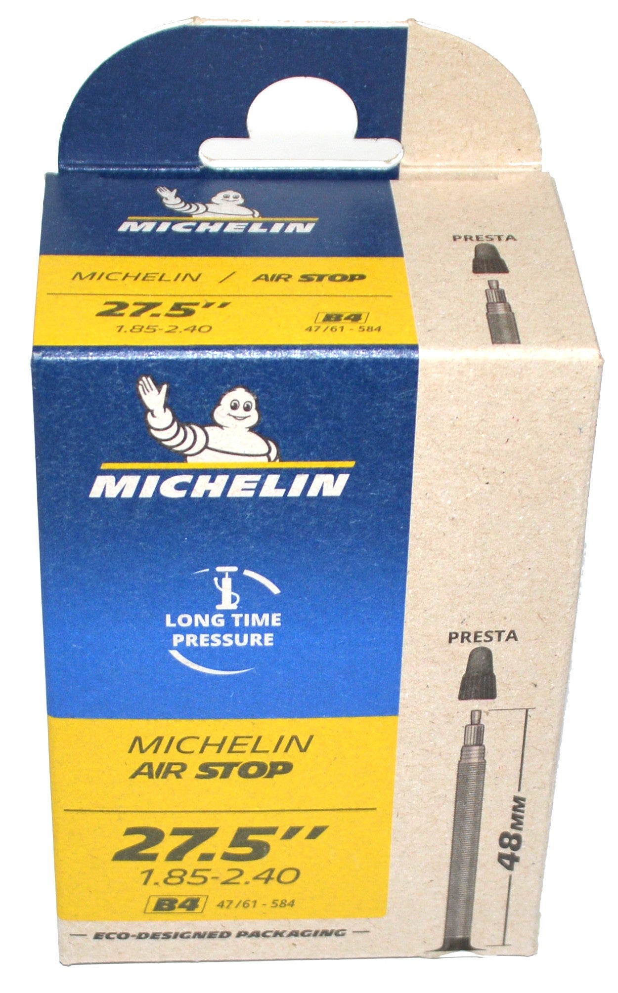Michelin B4 inner tube 27.5 x 1.85-2.4 Presta