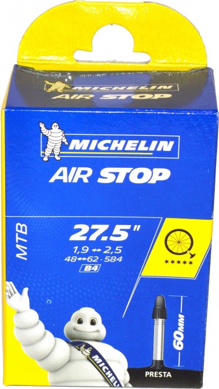 Chambre à air Michelin B4 27.5" x 1.9-2.5 Presta Longue Valve