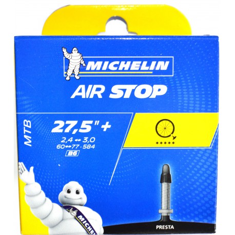 Michelin B6 inner tube 27.5 x 2.40-3.10 Presta